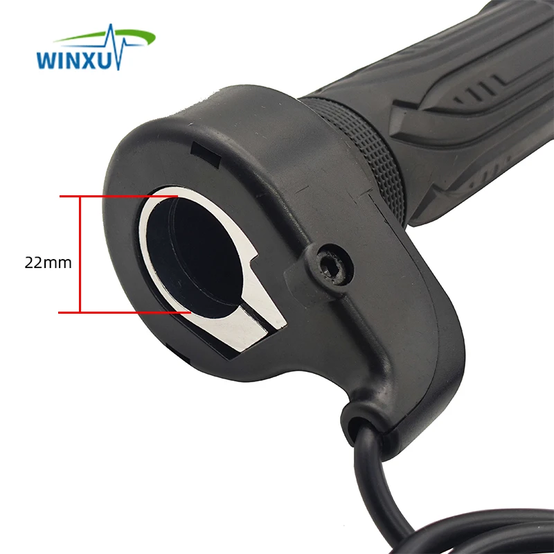 Electric Bicycle Twist Throttle Hall Sensor Universal Handlebar Accelerator 3 pin speed regulator 1.5m for Scooter Ebike E-bike