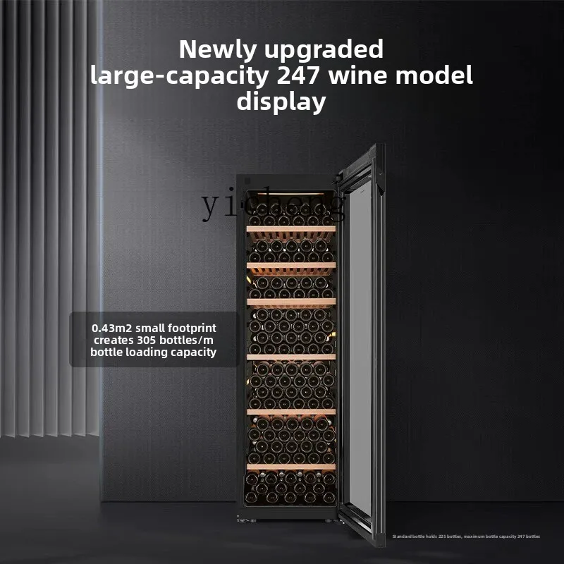 Armário de vinho refrigerado zz 450l, pequeno, temperatura constante, cave de vinho, casa, sala de estar, barra de gelo constante