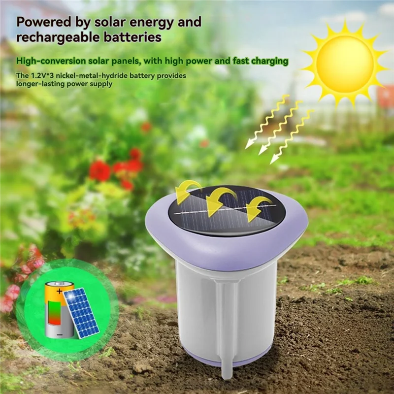 ABSQ-Tuya Smart Zigbee Soil Sensor Solar Temperature Humidity Soil Tester With Gateway Planting Temperature Humidity Meter