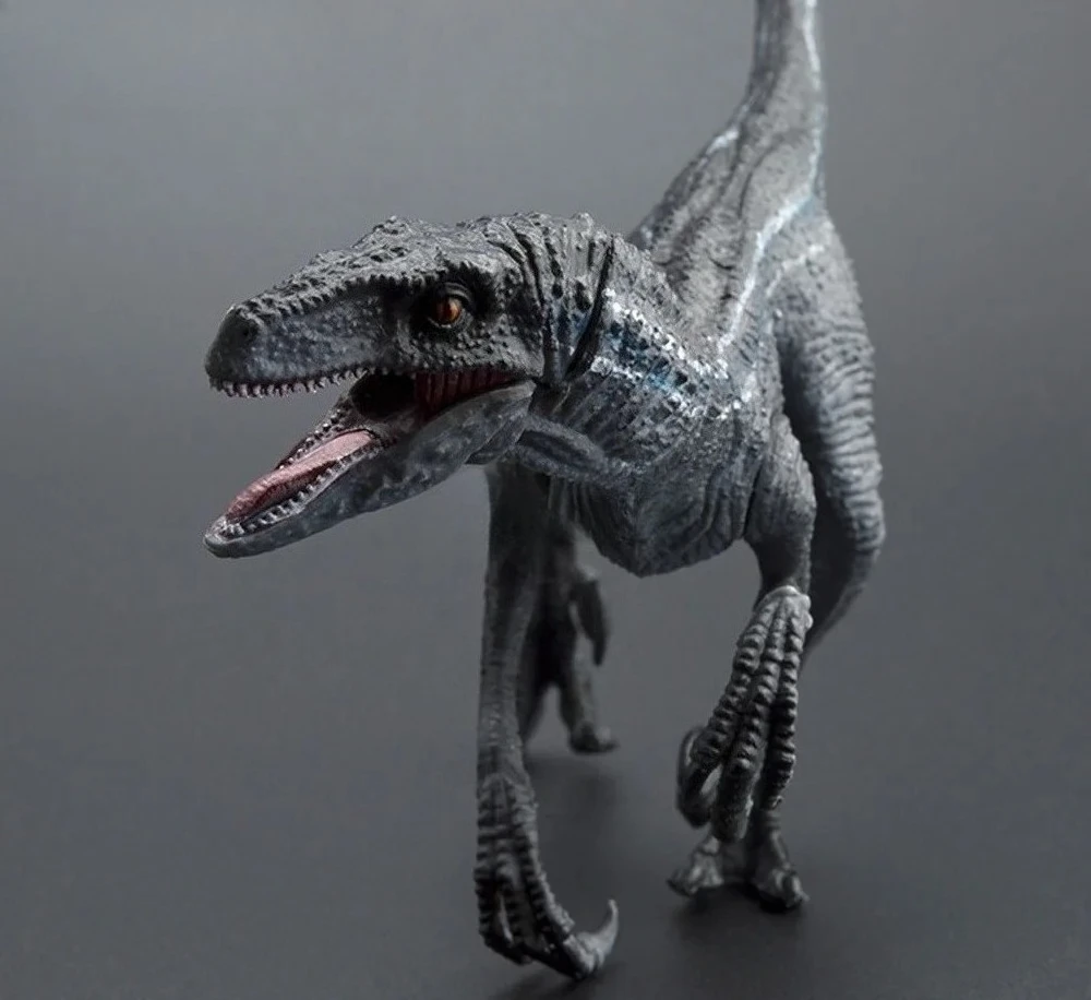 Solid TPR Realistic Velociraptor Dinosaur Model Lifelike Jurassic Raptor Figure Educational Toy & Statue Gift for Boys HG28