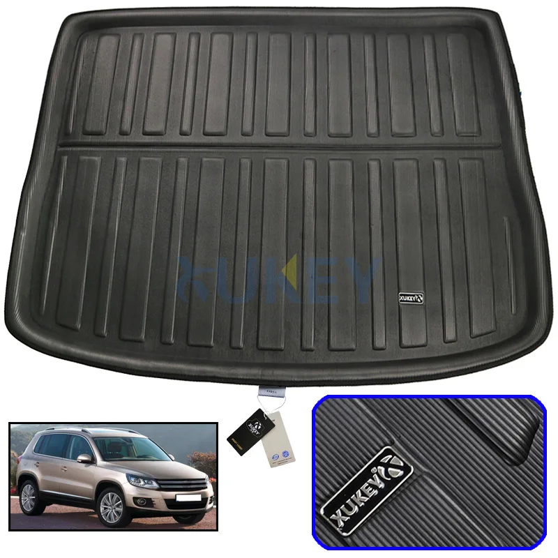 Cargo Mat For VW Volkswagen Tiguan 2007-2016 Rear Trunk Liner Boot Tray Floor Protector 2008 2009 2010 2011 2012 2013 2014 2015