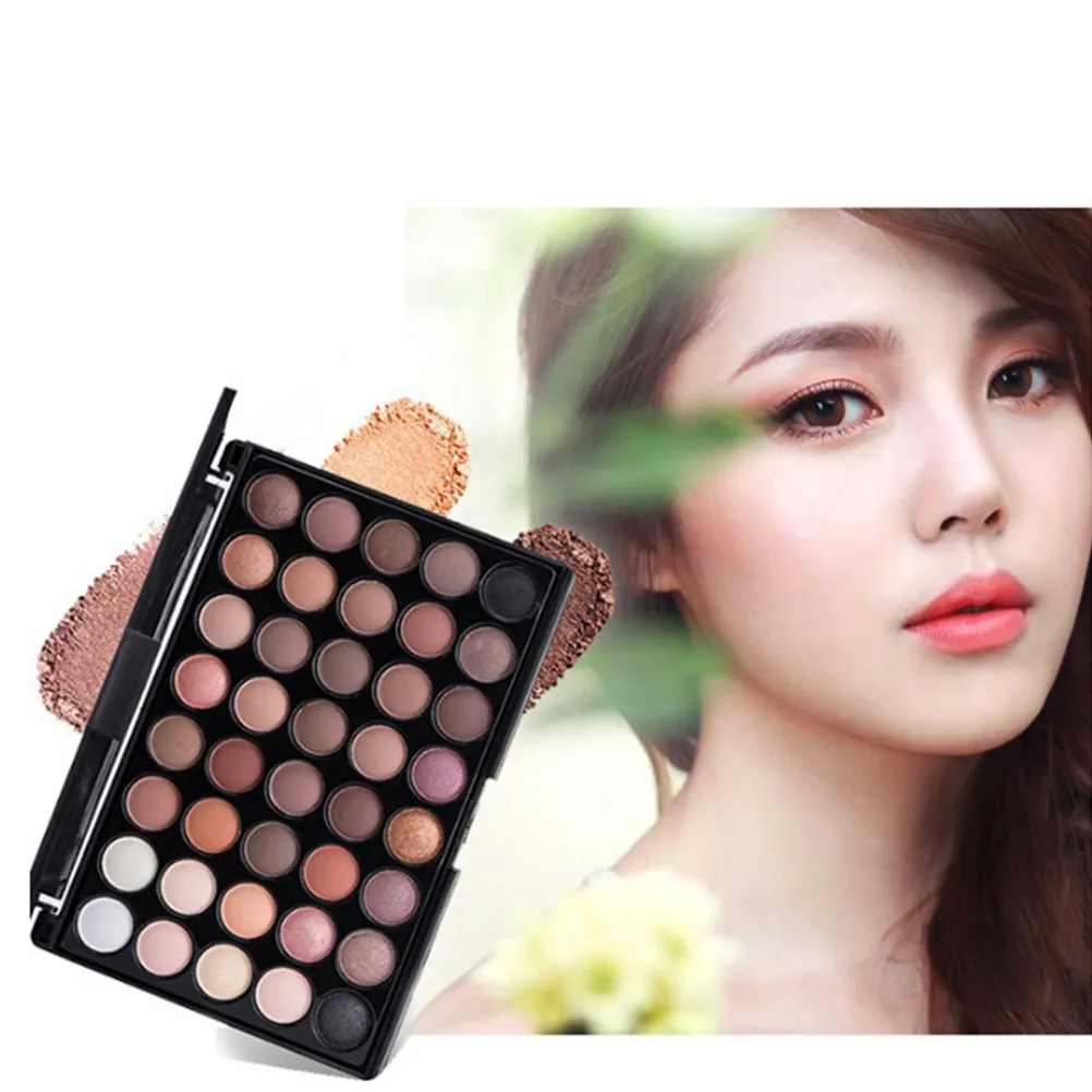 40 Colors Pressed Eyeshadow Palette Extremely Pigmented Fine Texture Long Wearing Ideal for All Skin Tones Eye Shadow Pallet