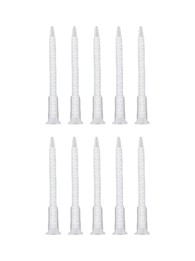Новая смесительная трубка, смесительная насадка, смола, AB клей, статический прозрачный, 10 шт., диаметр выхода клея 1,5 мм, длина клея 103 мм MA5.4-17S