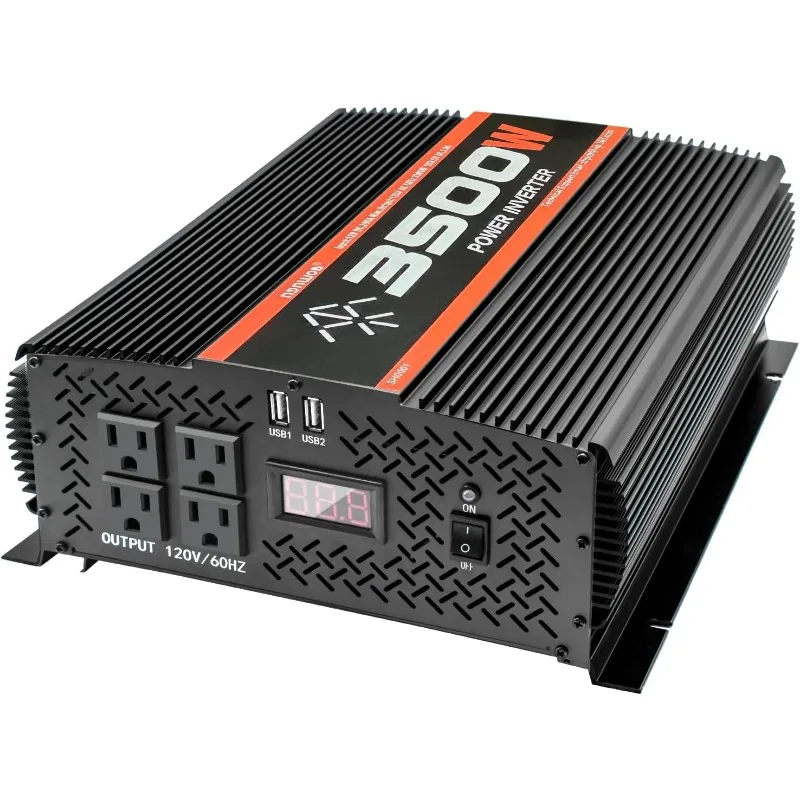 12V to 110V /120V Inverter Power Inverter for RV Truck semi Truck Vehicles 12V to 110V Converter with LCD Display