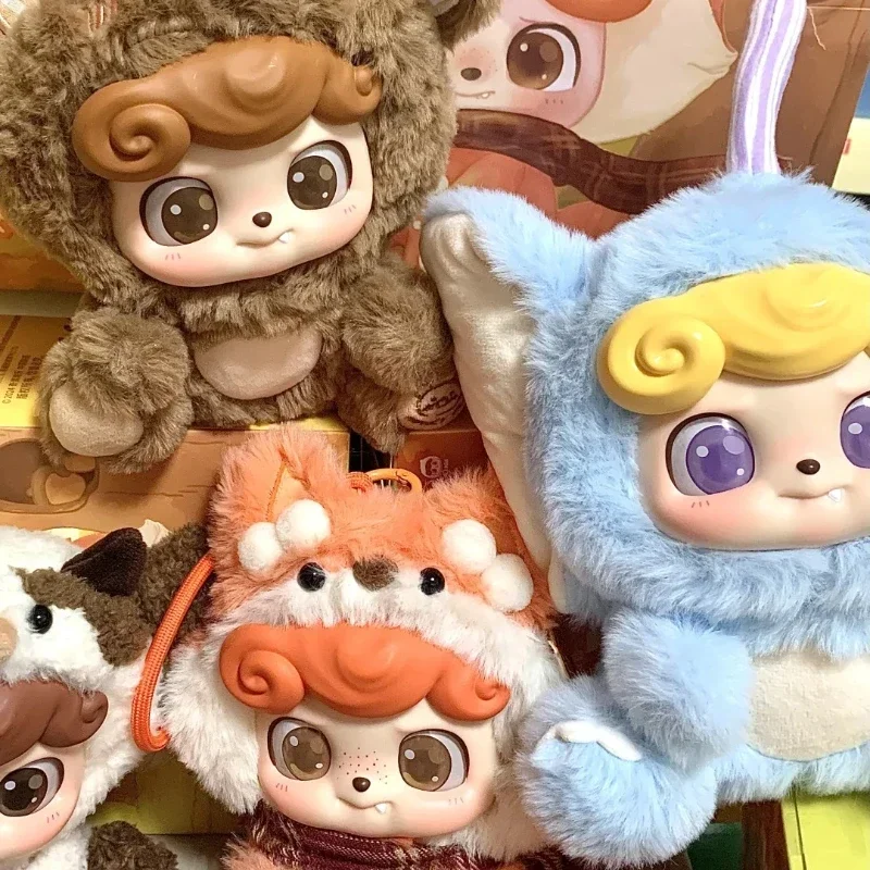 

Q.Kids Animal Preschool Series Фигурка Слепая коробка Сюрприз Подарок Мультяшные плюшевые куклы Q Baby Mystery Box Модель Декор Детские подарочные игрушки