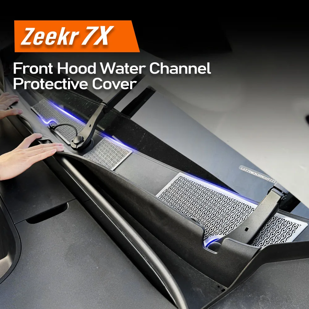 

Для Zeekr 7x капот двигателя автомобиля пылезащитный чехол передний капот защитный чехол воздухозаборник экран насекомых Zeekr 7x аксессуары для интерьера автомобиля