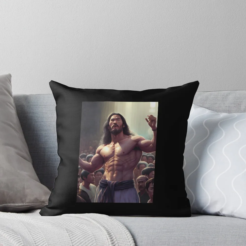

markiplier jesus markiplier Throw Pillow Pillow Case Christmas Decorative Sofa Cushions