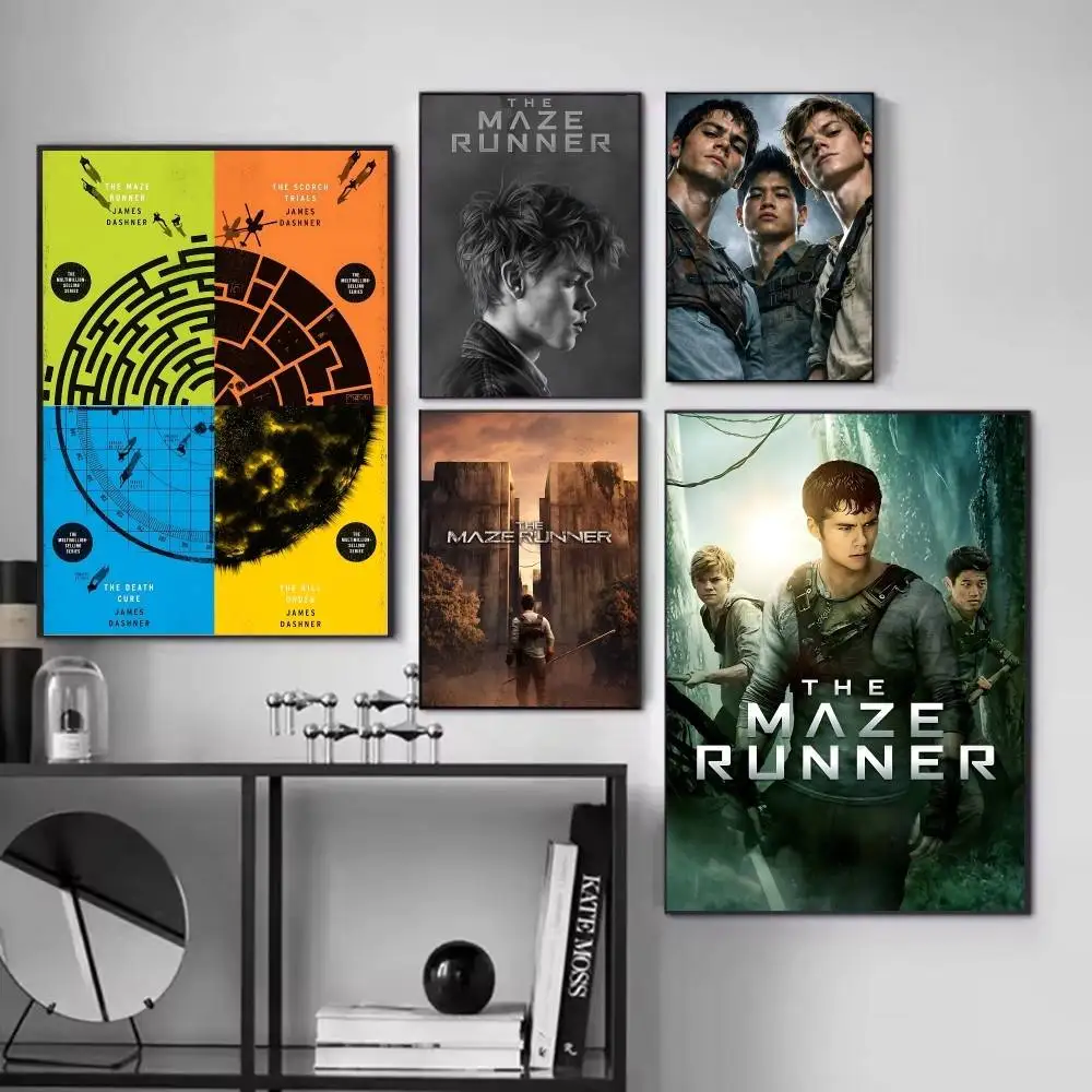 1pc Movie Series The Maze R-Runner Newt Posters Fancy Wall Sticker for Living Room Bar Decoration Wall Decor