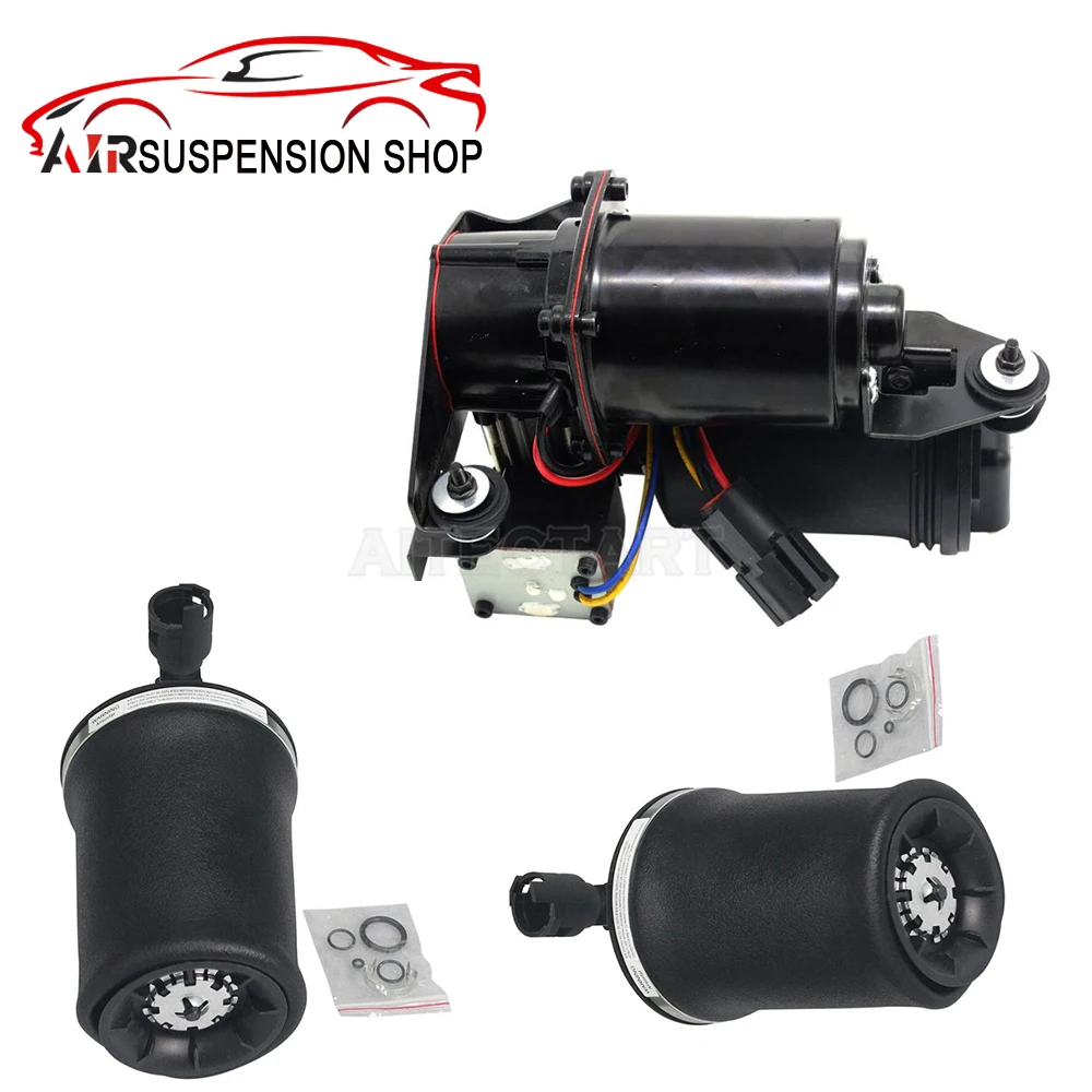 

Fit Ford Crown Victoria Lincoln Town Car Mercury Grand Marquis Air Compressor Pump With Rear Air Spring Bags OEM 3W1Z5319BA