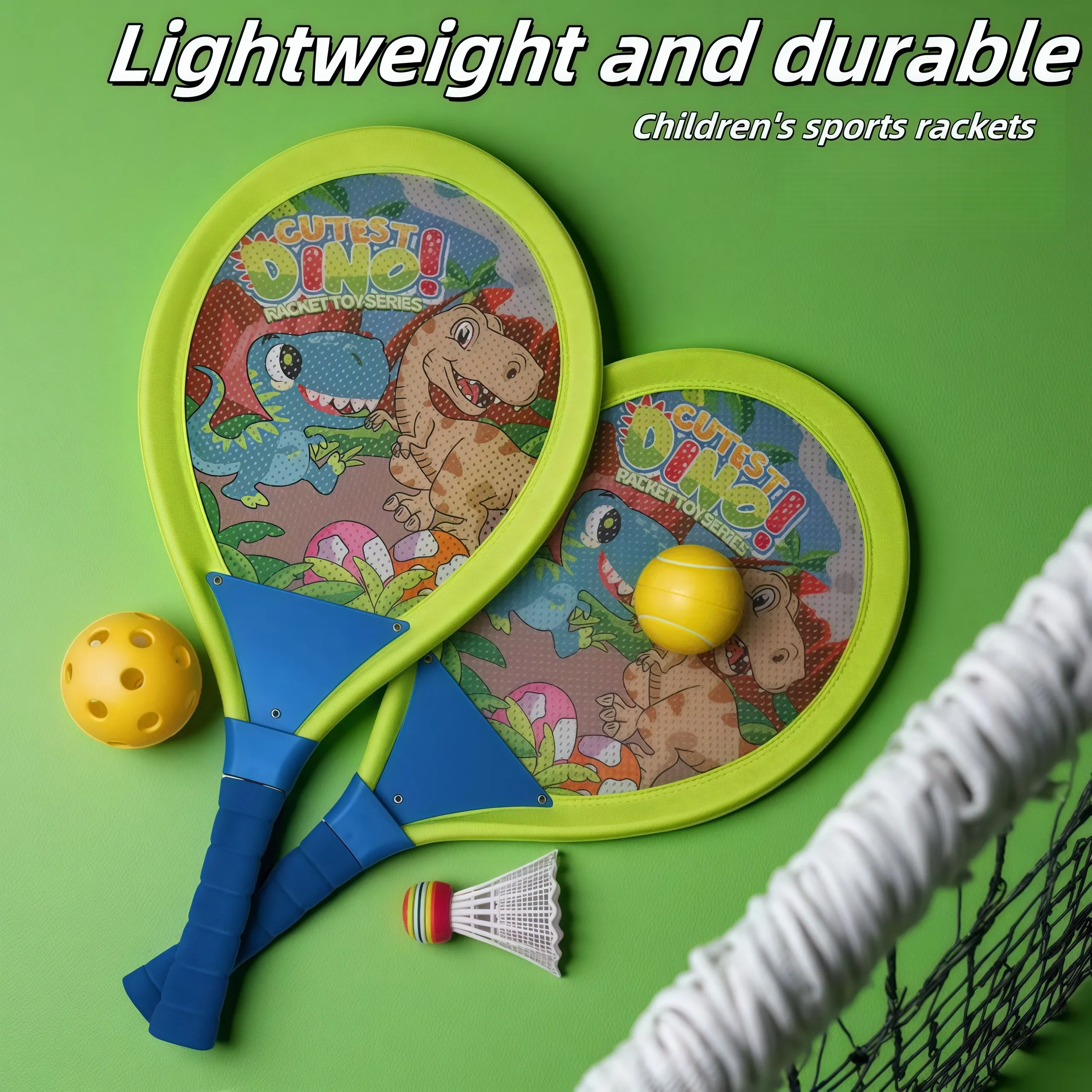 Children Beginners Pick Ball Boys and Girls Pick Ball Badminton Tennis Training Outdoor Sports Ideal Toy Racket Gift
