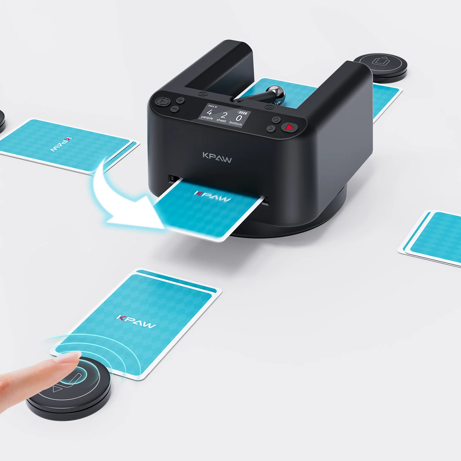 

Hot Selling Guandan Poker Card Game Automatic Shuffler Intelligent Card Dealer Machine Premium Shuffle Equipment