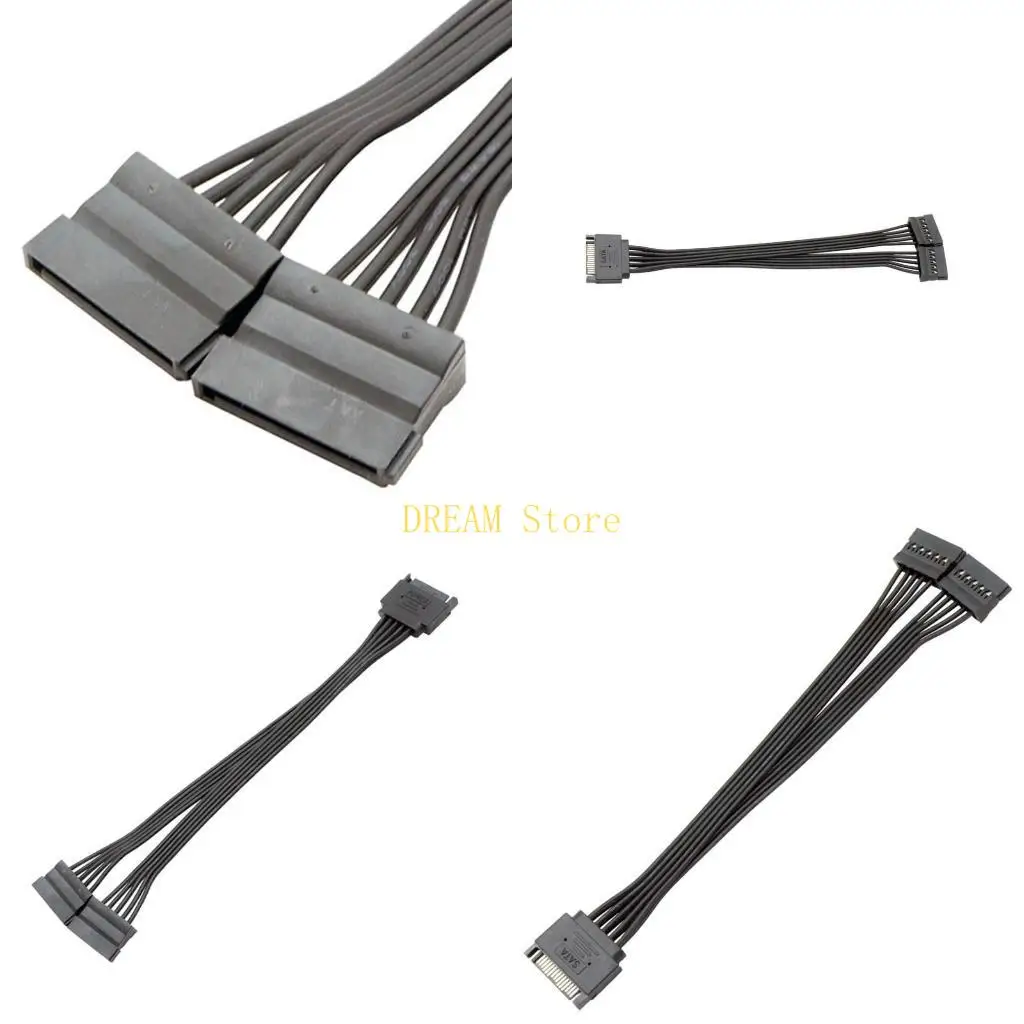 Cable 15 Pin Power Cable Power Splitter for HDD, SSD, Optical Drives Best Sale