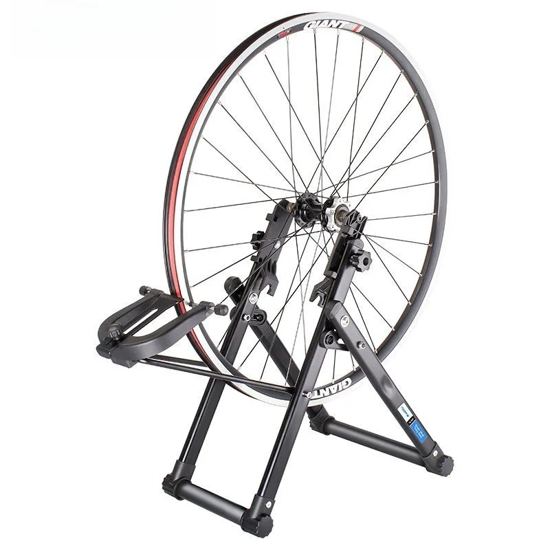 

Mountain Road Folding Bike Repair Tools Single-wheel Straightener Bicycle Racks Triangular Structure Bicycle Accessories