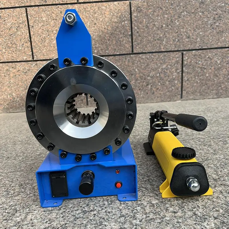 Manual Hydraulic Pipe Shrinking Machine Hose High Pressure YouTube Explosion-proof Pipe Buckling Machine Portable Pipe Press Bee