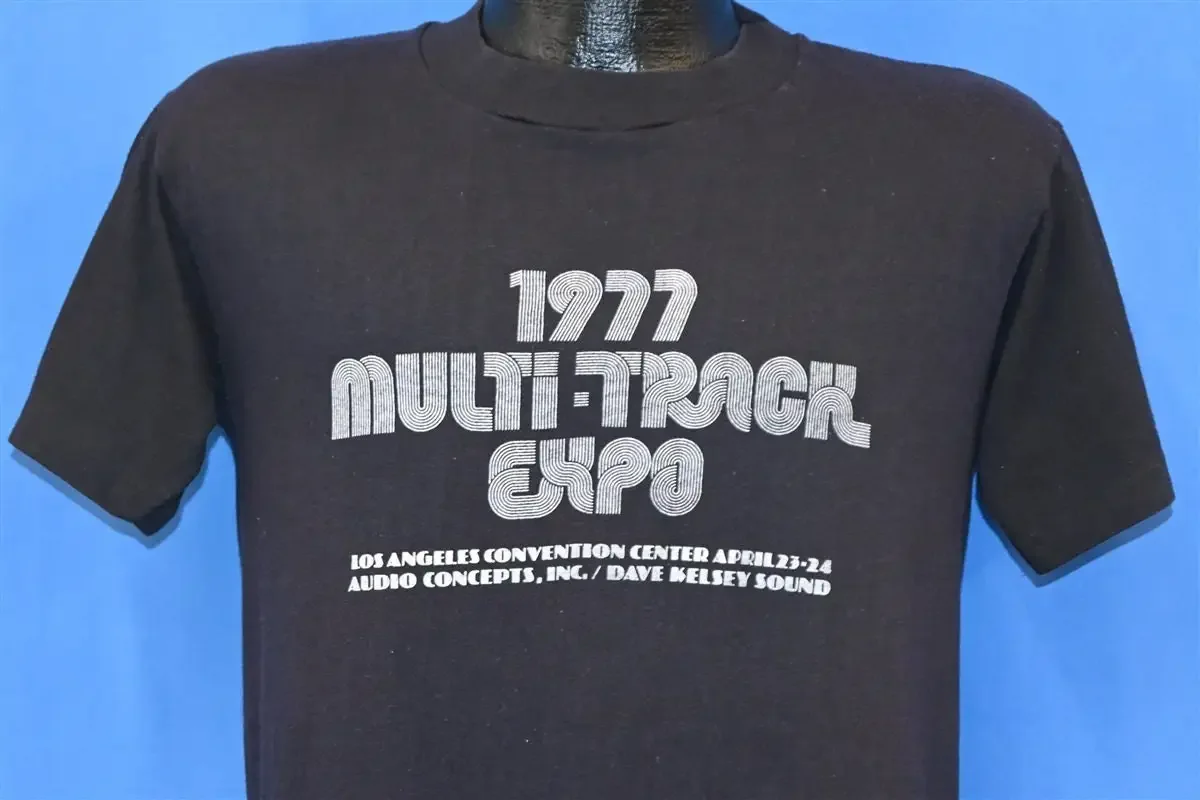 70s Multi Track Expo LA Convention Center 77 T Shirt Medium