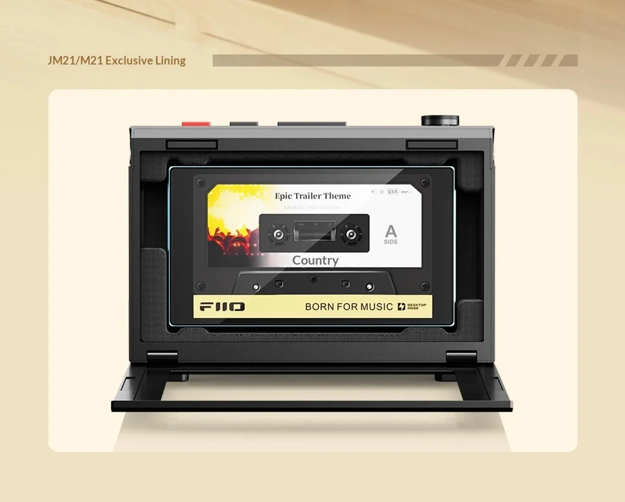 FiiO Retro Box Desktop Bluetooth Speaker for JM21 / M21 / M33 Series