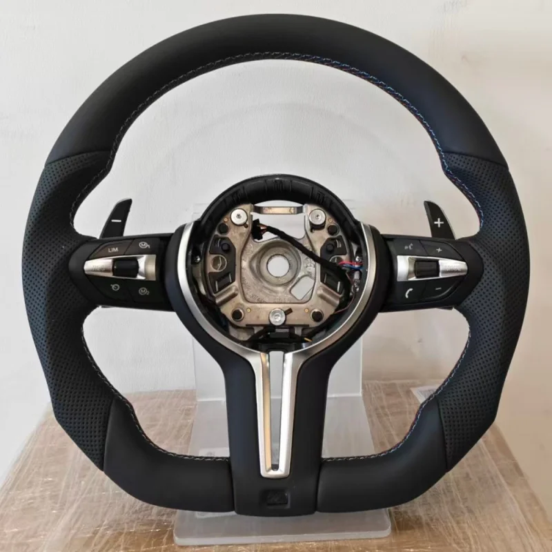 For BMW, can be fitted with vibration heating ACC T-shaped steering wheelFor 1234567 series E46 E90 E92 F10 F30