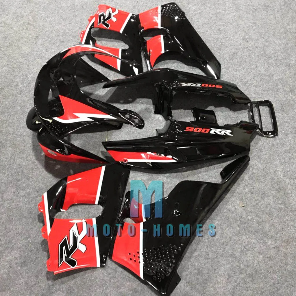 CBR900RR 893 1996 1997 Motorcycle Fairing Set for CBR 900RR 96 97 Black Red Road Racing ABS Plastic Body Rebuild Bike