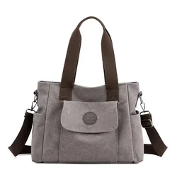 Casual Canvas Bag New Women's Bag Tote Bag Handbag Retro Bag Japanese Style Shopping and Commuting Messenger Bag