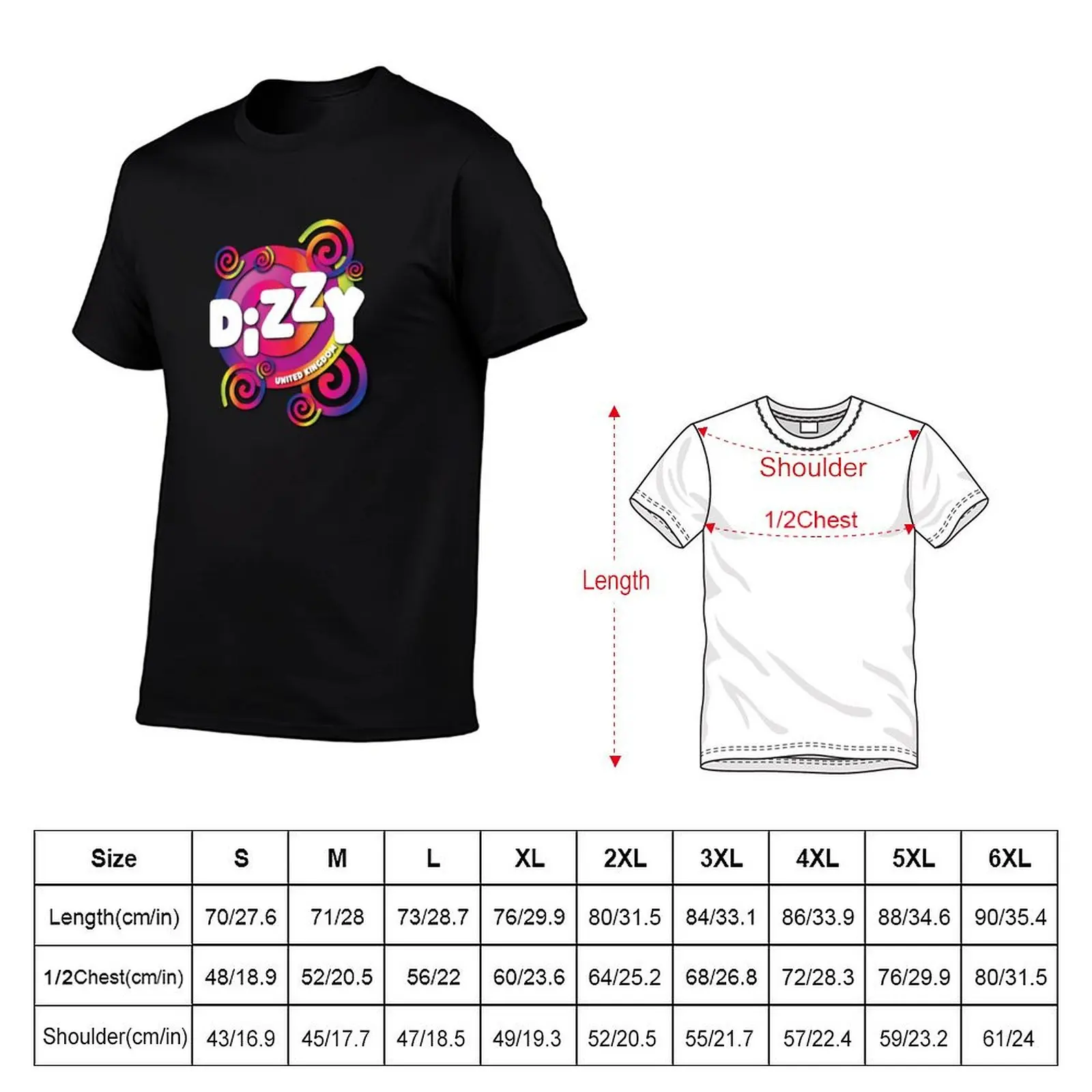 Dizzy - Olly Alexander - Eurovision 2024 - United Kingdom Multicolour T-Shirt Minimalist Graphic Tee Shirt