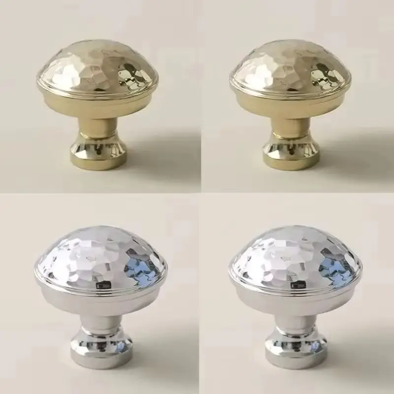 4PCS Solid Brass Hammer Pattern Furniture Pulls Handles Drawer Knobs Cupboard Wardrobe Closet Dresser Cabinet Door Pulls Knobs