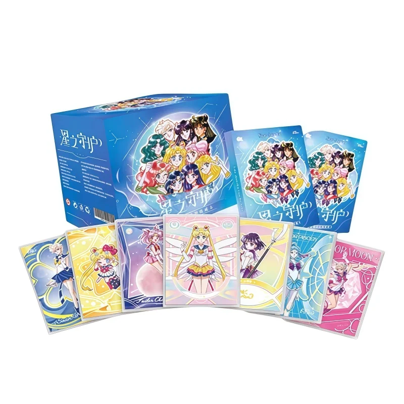 

Wholesale Anime Sailor Moon Selected Collection Cards Anime Characters Card Crystal Fantasy Magic Cards Children Xmas Gifts