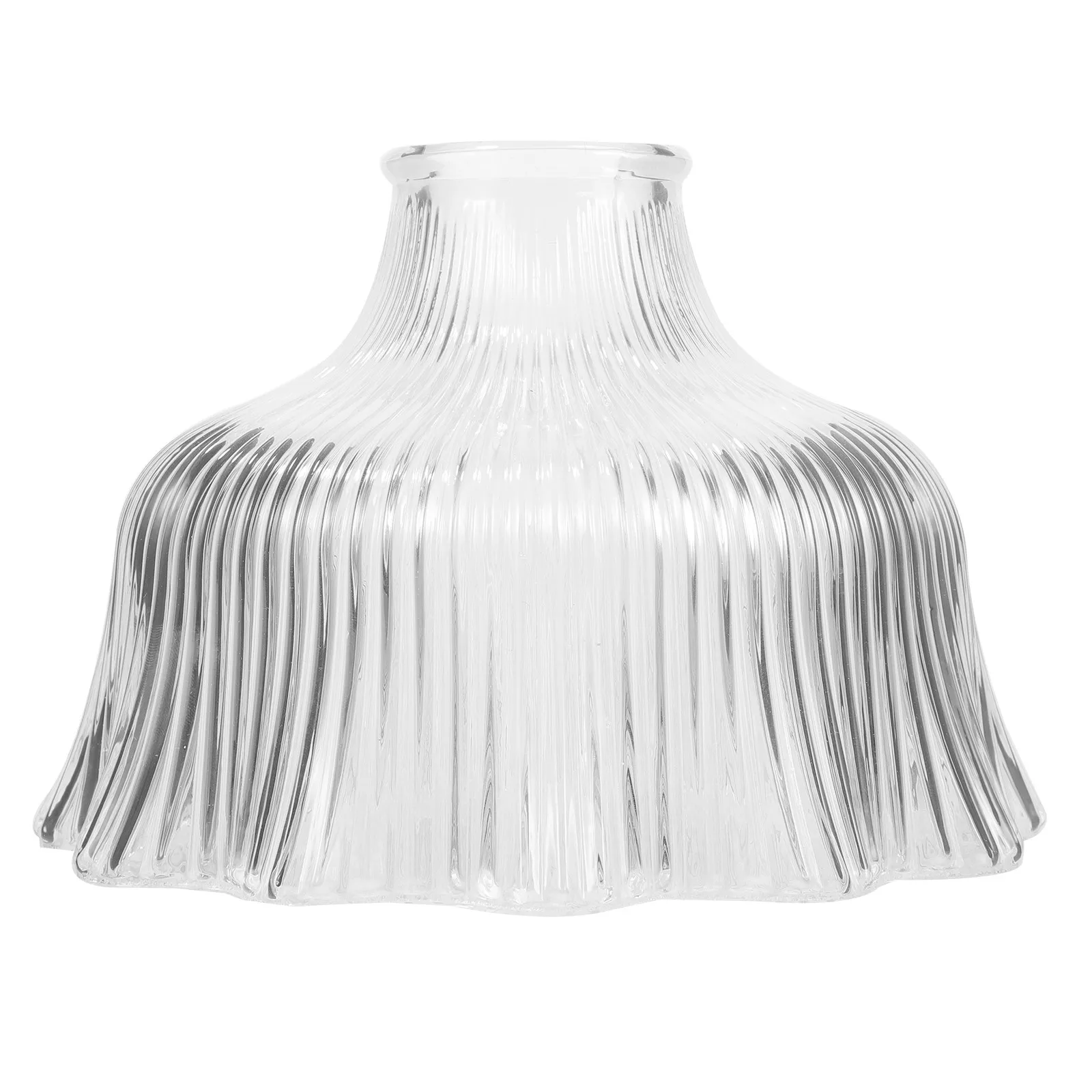 Glass Pendant Light Shade Thick Hammered Beveled Replacement Lampshade Ceiling Lamp Shade for Pendant Hanging Light Fixture