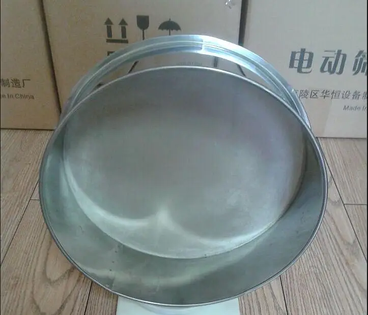 Accessoires de machine de tamisage de poudre de tamisage d'écran de vibration de diamètre de 400mm, tamis d'acier inoxydable, maille 1-600 en option