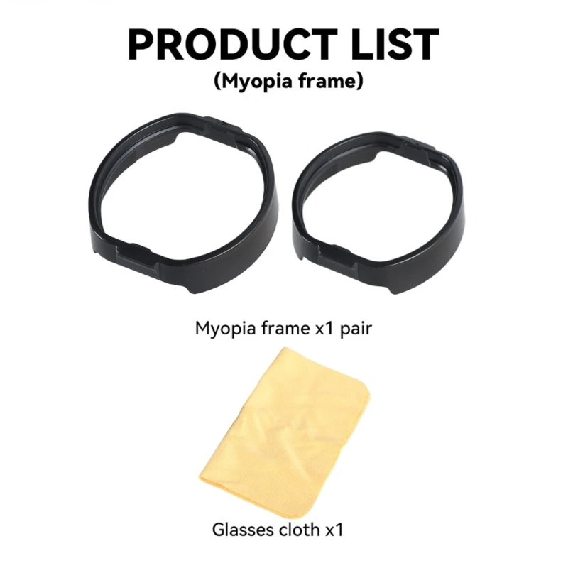 Anneaux lunettes réalité virtuelle, lentille d'espacement, anneaux anti-rayures pour lunettes PS VR2, cadre lunettes