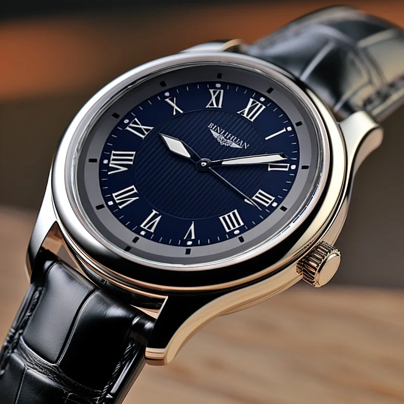 Véritable nouvelle montre pour hommes de luxe cadeau d'anniversaire étudiant simple tendance classique automatique étanche belle montre à quartz