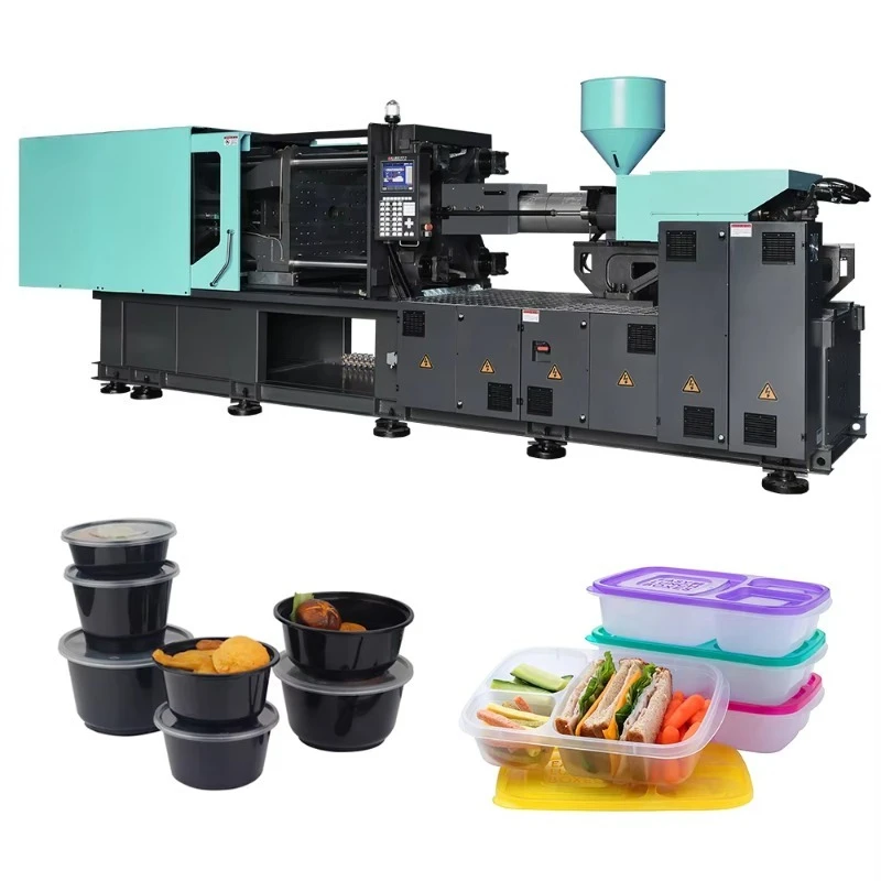 Thin Wall Plastic Container Manufacturing High Speed Injection Molding Machine Custom