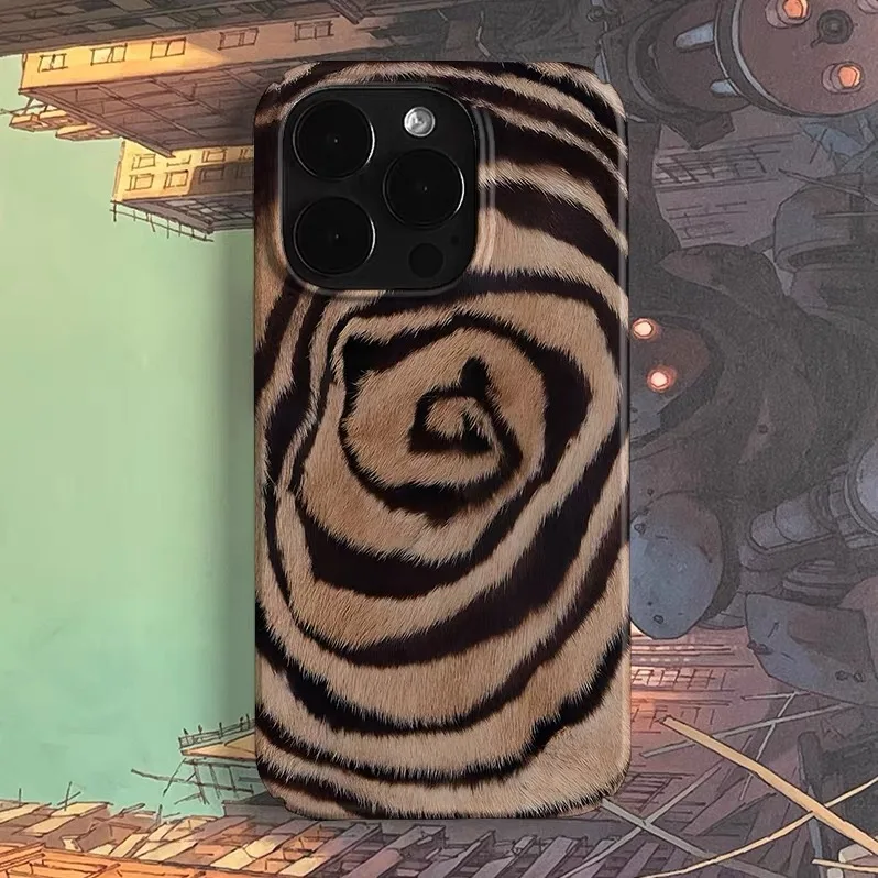 

Black Brown Leopard Print Art Phone Case for IPHONE 17 Air 16E 15 PROMAX 14 Plus 13 12 MINI 11 PRO 16Plus XR Acrylic Phone Cover