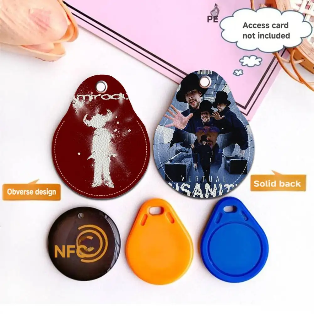 Rock Band J-jamiroquais Round Keychains For Women PU Leather Blanks Key Rings Ideal For Holiday Gifts And Party Favors