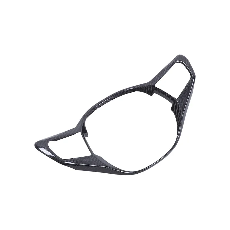 

For BMW 7 Series G70 2023-2025+ Real carbon fiber Car styling car steering wheel decorative frame sticker interior accessories