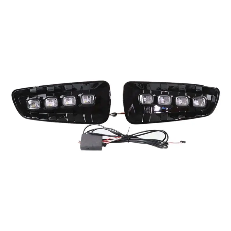 

A64P-Car Daytime Running Lights LED DRL Fog Lamp Replacement Bumper For Ford Raptor F150 2009-2014