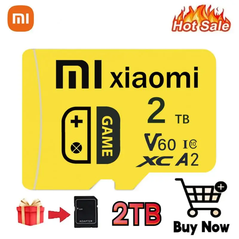 Xiaomi Micro TF SD Card High Speed SD Memory Card 128GB 256GB 32GB 64GB SD Card U3 A2 TF Flash Card do telefonu, aparatu, tabletu PC