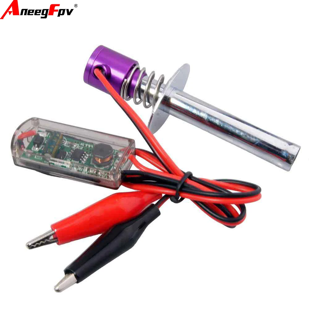 New 6-24V Electronic Glow Plug Starter Igniter Upgraded Part for 1/8 1/10  HSP RC Car