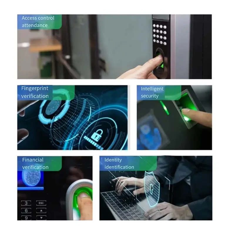 AT05-Fingerprint Recognition Module ZW0642 Capacitive Touch Fingerprint Sensing Module Door Lock Acquisition Module, Durable A
