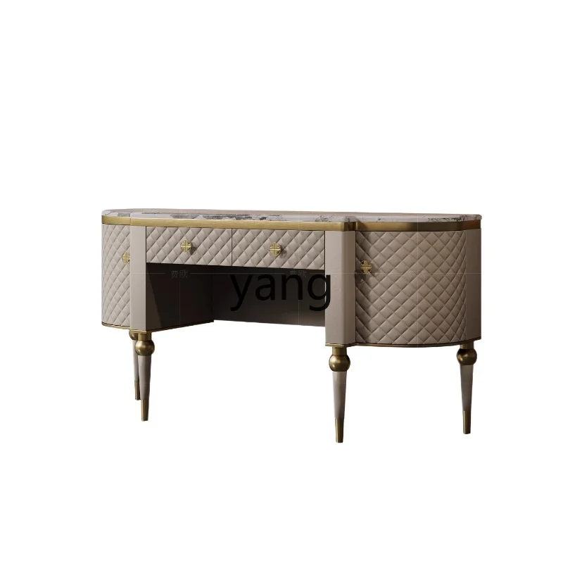 

LMM light luxury dresser post-modern high-end marble bedroom chest integrated makeup table