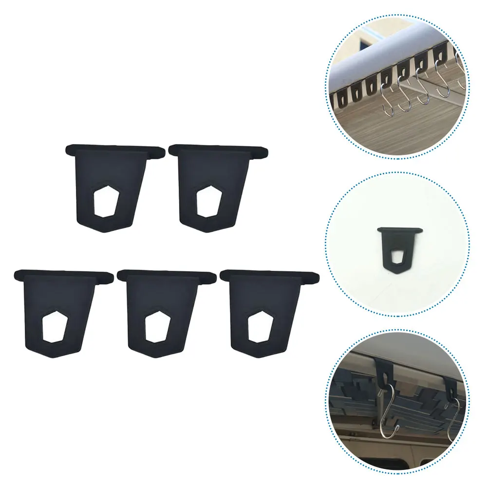 

5pcs Awning Rubber For Motorhome Small Hook Accessories Hat Clothes Key Hanger Hanging Hooks Camping Travel Awnning