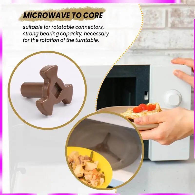 N98R Соединитель поворотного стола для микроволновой печи, поддержка роликовой направляющей для микроволновой печи, запасные части для поворотного сердечника микроволновой печи