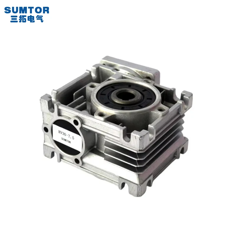 Reduction Gearbox RV30 Worm Gear Box for Nema 23 Stepper Motor Vertical Output 1:40 10 30 Ratio Gearbox