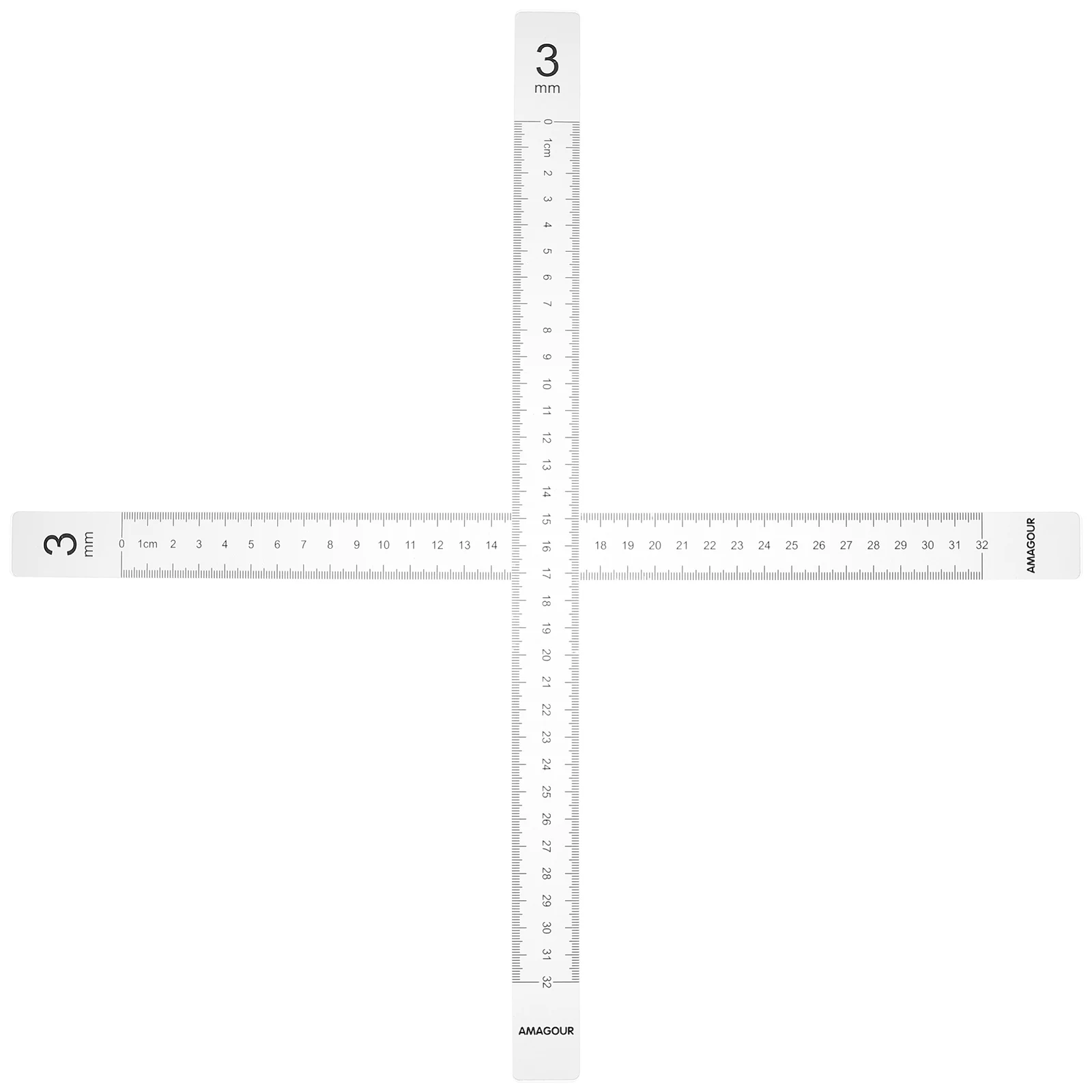

Biscuit Balance Ruler Acrylic Thickness Gauge for Dough Pie Crust Baking Leveling Tools Snack Making Rolling Pin Guides Uniform