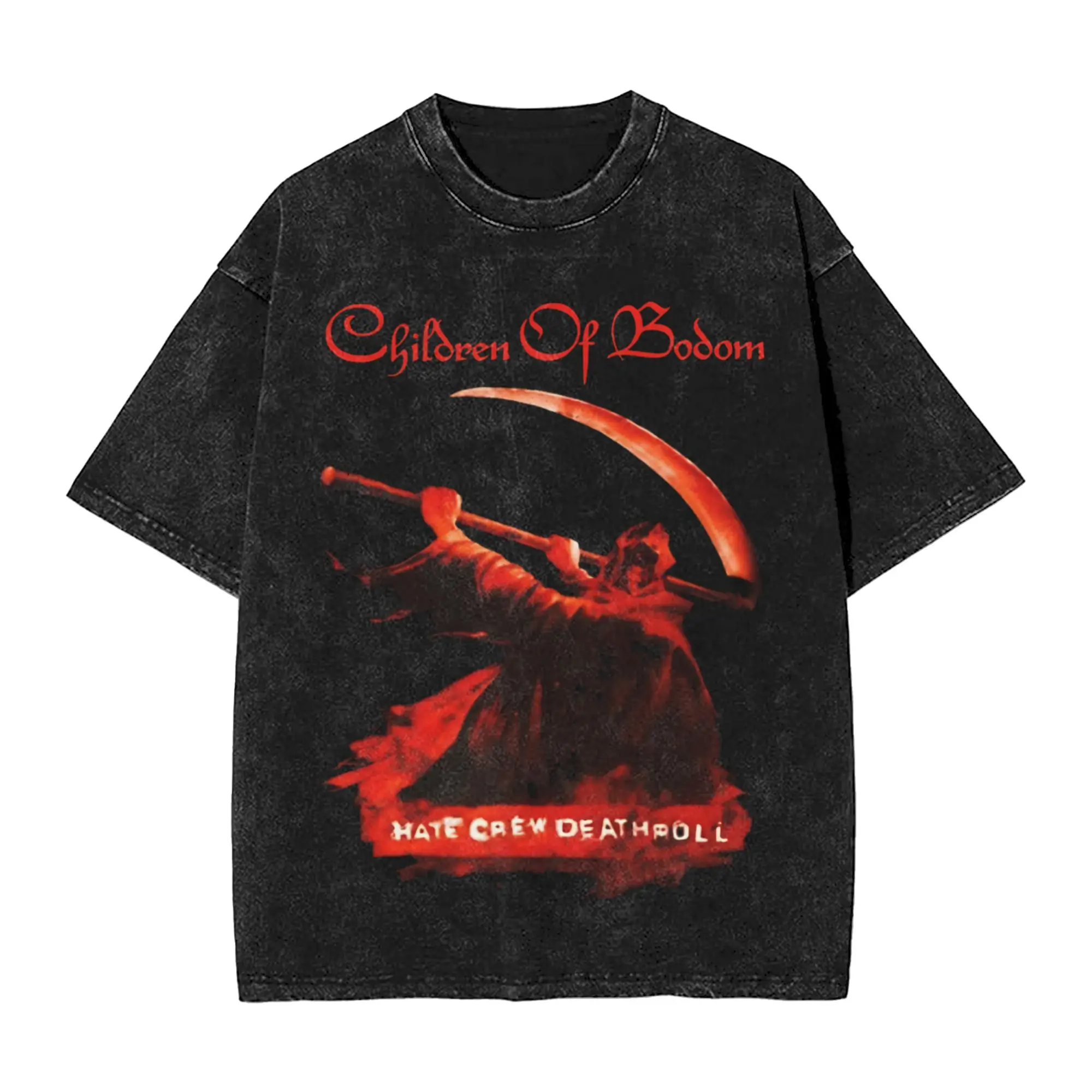 Children Of Bodom T Shirt Summer  Y2K Funny T-Shirts Cotton Popular Tshirt For Men Short Sleeve Printed Tops