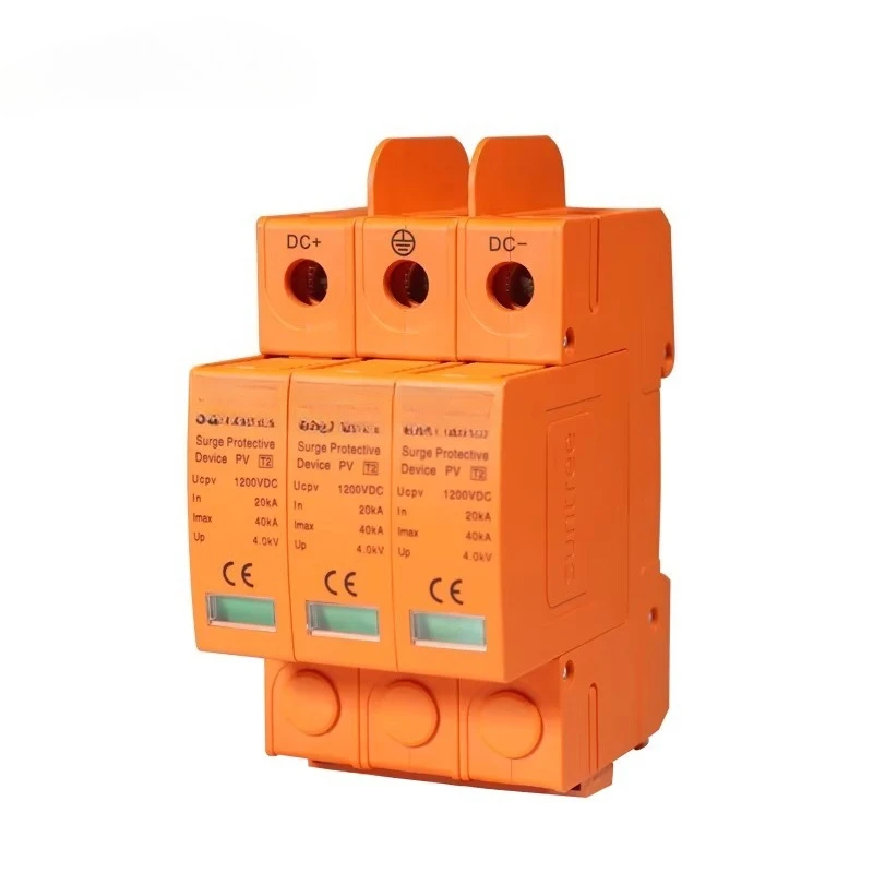 

20KA 40KA Whole House 3P 4P DC SPD Surge Protection Device