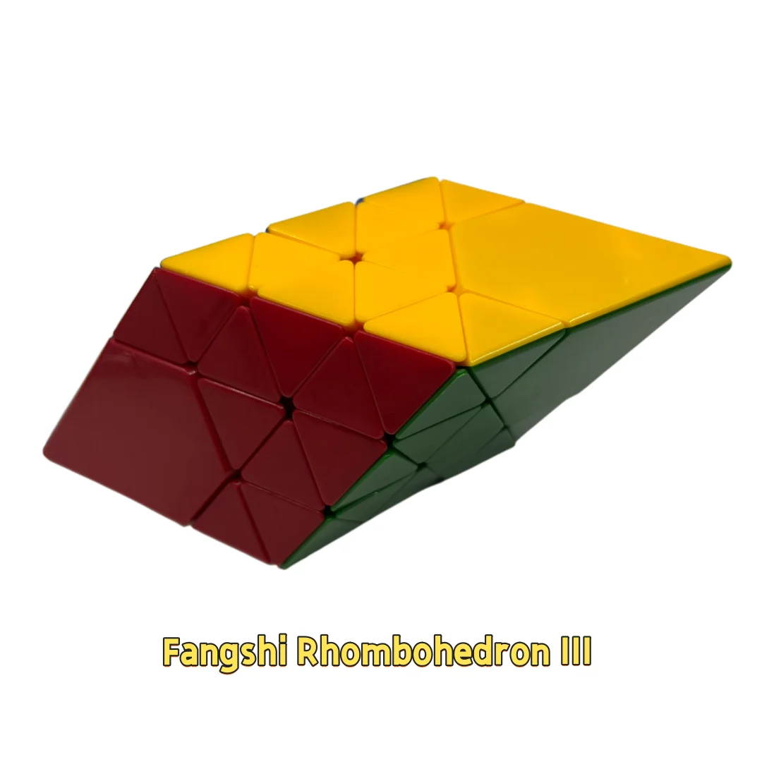 FangShi Three Leaf Pyramid Magic Cube Rhombohedron III Trefoil Tetrahedron Strange Shape Professional Puzzle Toys