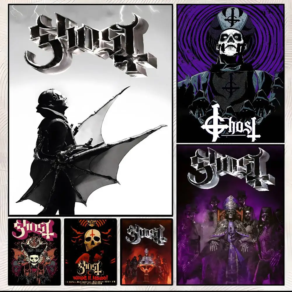 Ghost Swedish Band Poster HD art sticky wall waterproof home living room bedroom aesthetic decoration