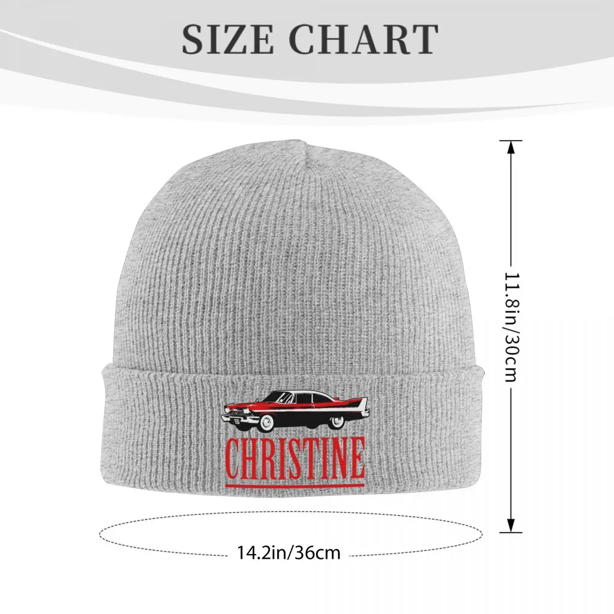 John Carpenter Christine Horror Movie Warm Knitted Cap Winter Knit Bonnet Hat Skullies Beanies Hip Hop Caps for Unisex