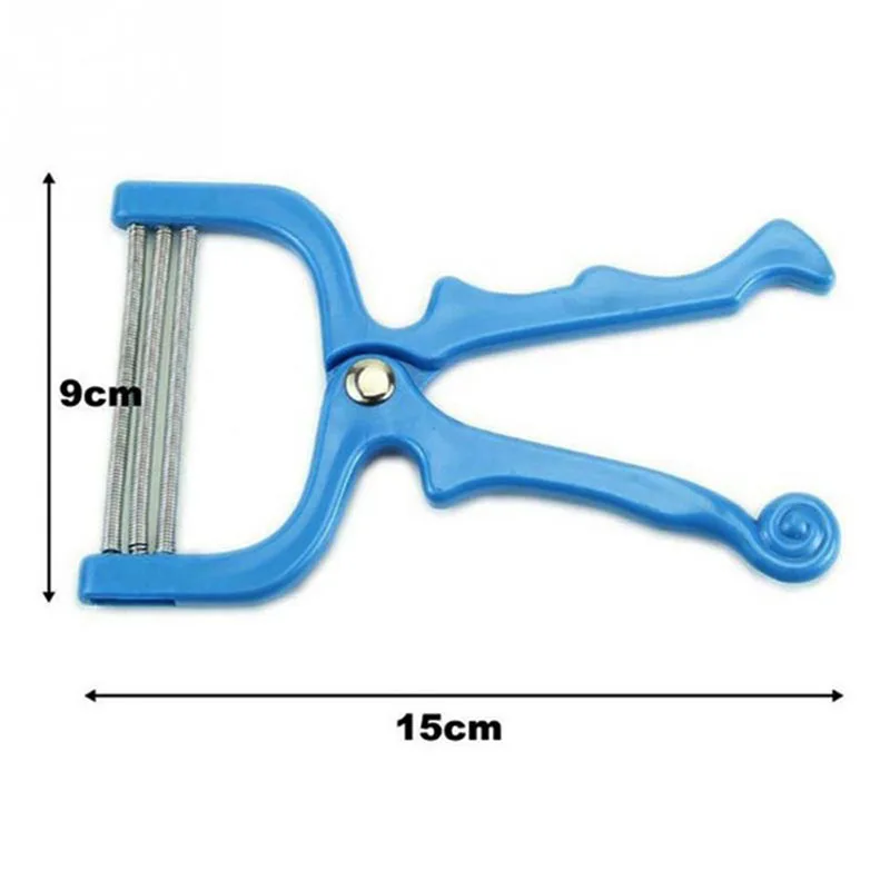 1Pc ผู้หญิง Facial Hair Remover คู่มือฤดูใบไม้ผลิเครื่องกำจัดขนสำหรับสุภาพสตรีคอใบหน้ากำจัดขนเครื่องมือ Beauty เครื่องมือเพื่อสุขภาพเครื่องมือ15*9ซม.