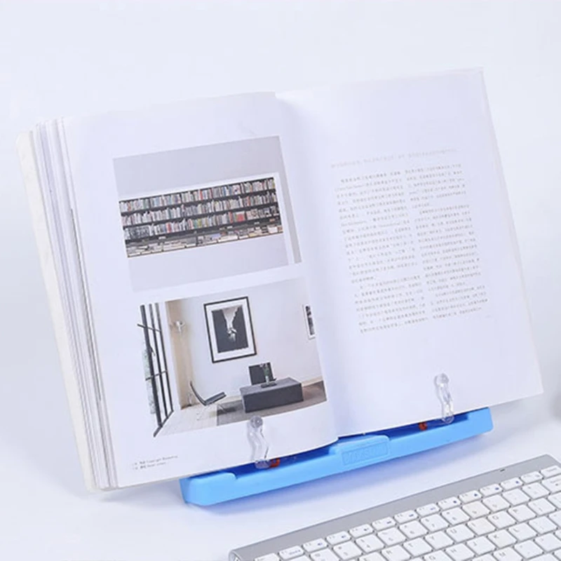 Foldable Reading Book Holder Bookend Music Score Recipe Shelf Folding Holder Bookstand Cookbook Dropshipping